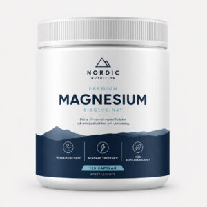 Nordic magnesium supplement jar